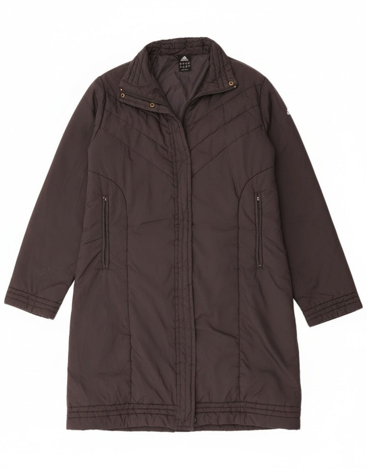 Palton căptușit pentru femei Adidas UK 16, mare, gri din poliamidă