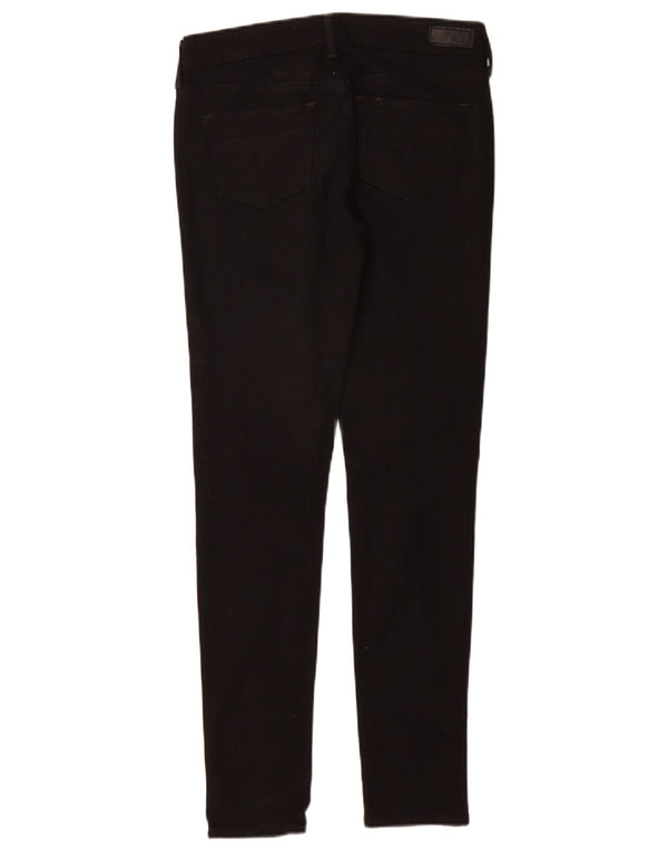 Blugi skinny pentru femei, cu curbă ușoară și modernă, L25 L30, bumbac negru