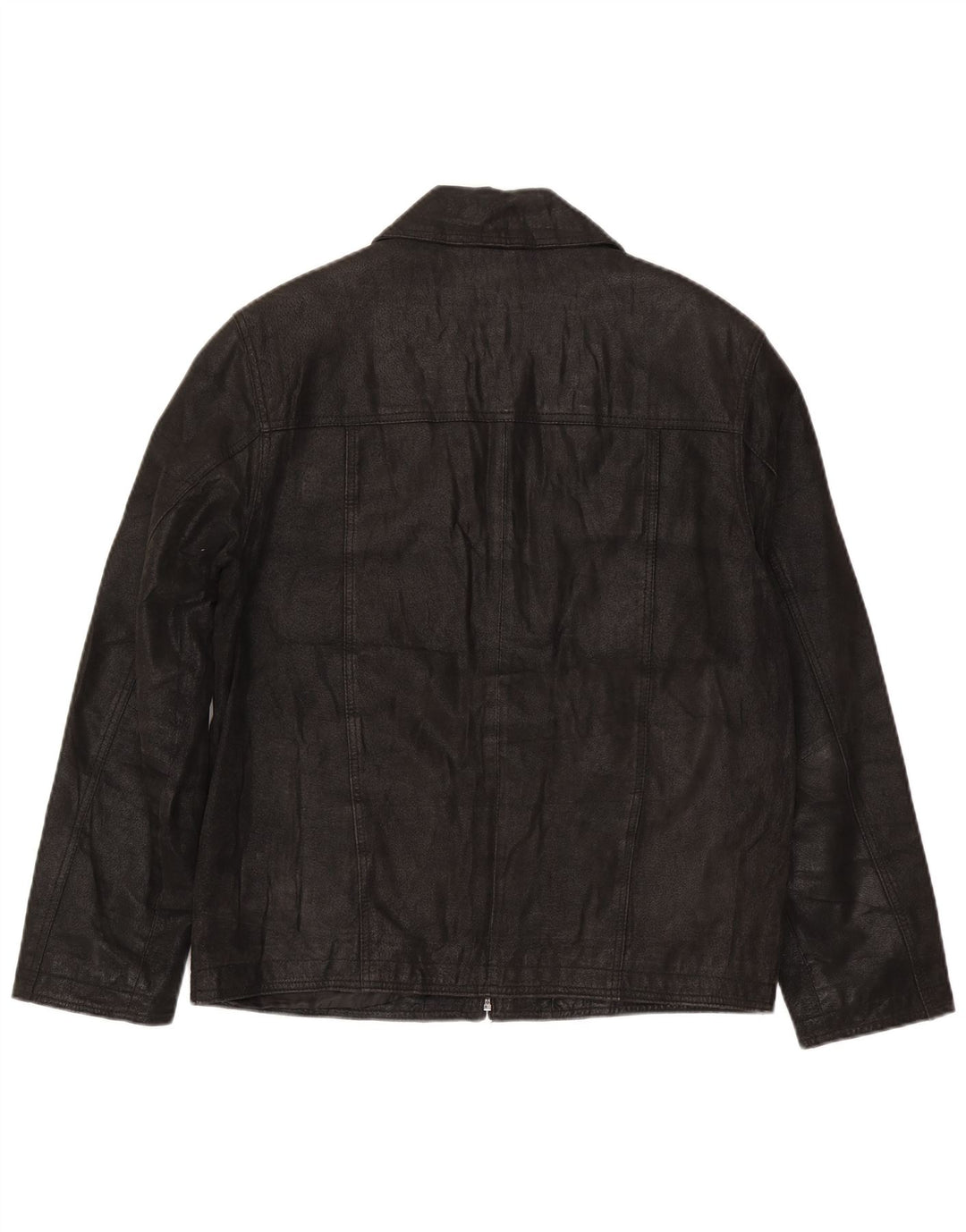 Jachetă din piele pentru bărbați In Extenso UK 38 Medium Black