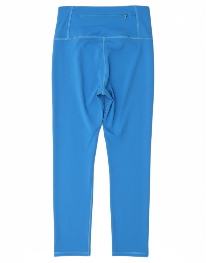 Leggings crop grafic Superdry pentru femei UK 8 Small Blue Poliester
