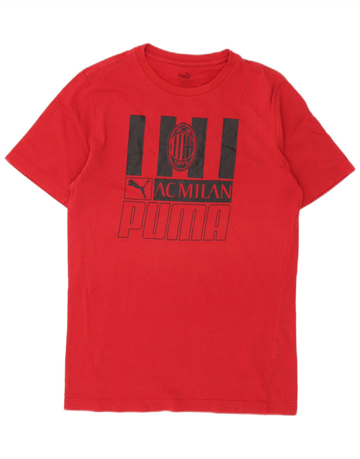 Tricou grafic Puma AC Milan pentru bărbați Top mic roșu