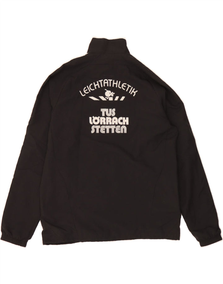 ADIDAS Boys Graphic Tracksuit Top Jacket 15-16 Years Black Polyester Vintage Adidas and Second-Hand Adidas from Messina Hembry 