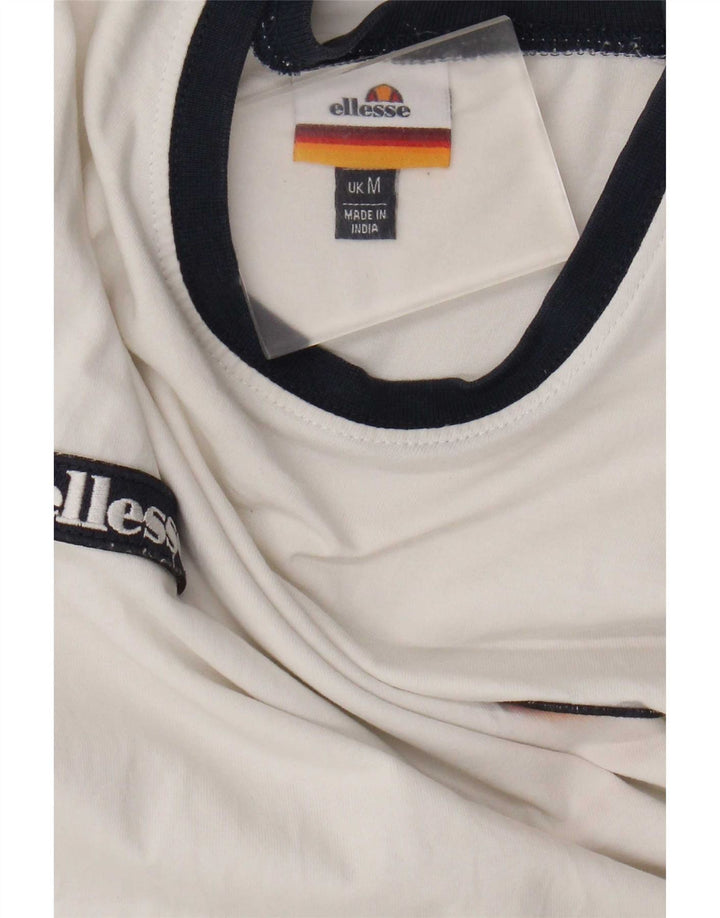 Tricou grafic pentru bărbați Ellesse Top mediu alb colorblock