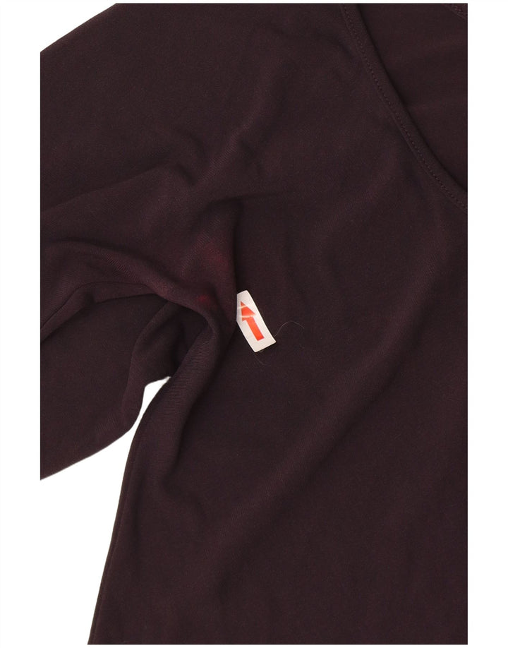 Patrizia Pepe Top Femei cu mânecă lungă US 6 Medium Burgundy