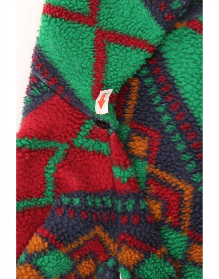 Jachetă vintage pentru bărbați din lână UK 42 XL, multicoloră, geometrică