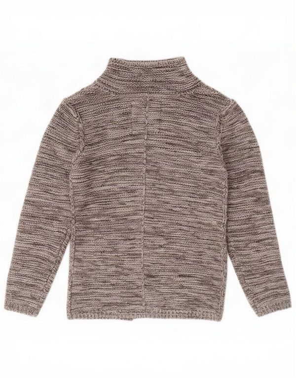 Zara Boys Cardigan Pulover 7-8 ani Gri cu pete acrilice