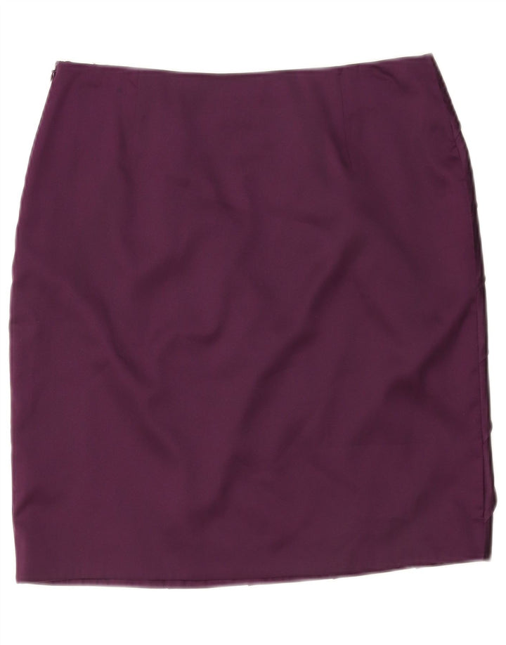 Fusta creion pentru femei Phase Eight UK 12 Medium W30 Poliester violet