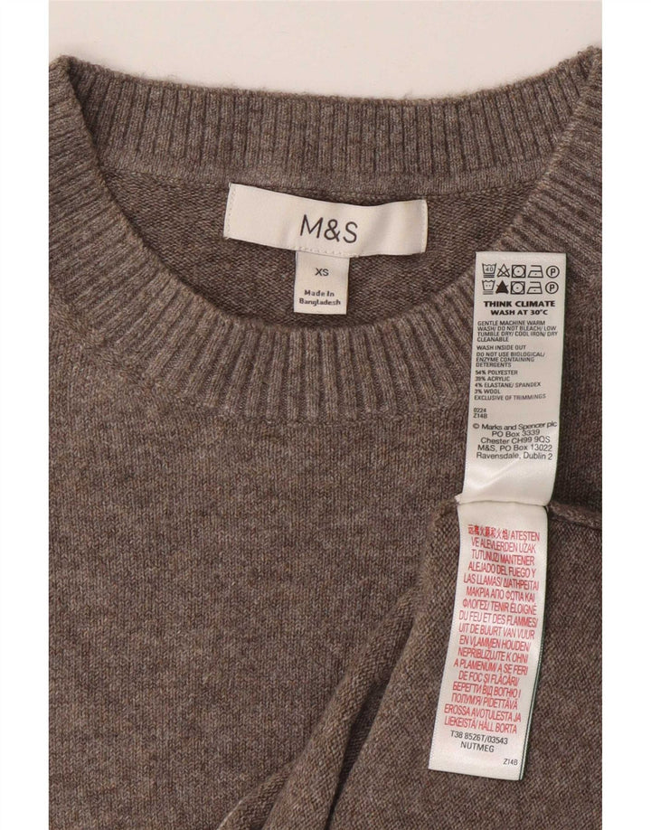 Marks & Spencer Womens Vest Tank Top UK 6 XS Poliester gri