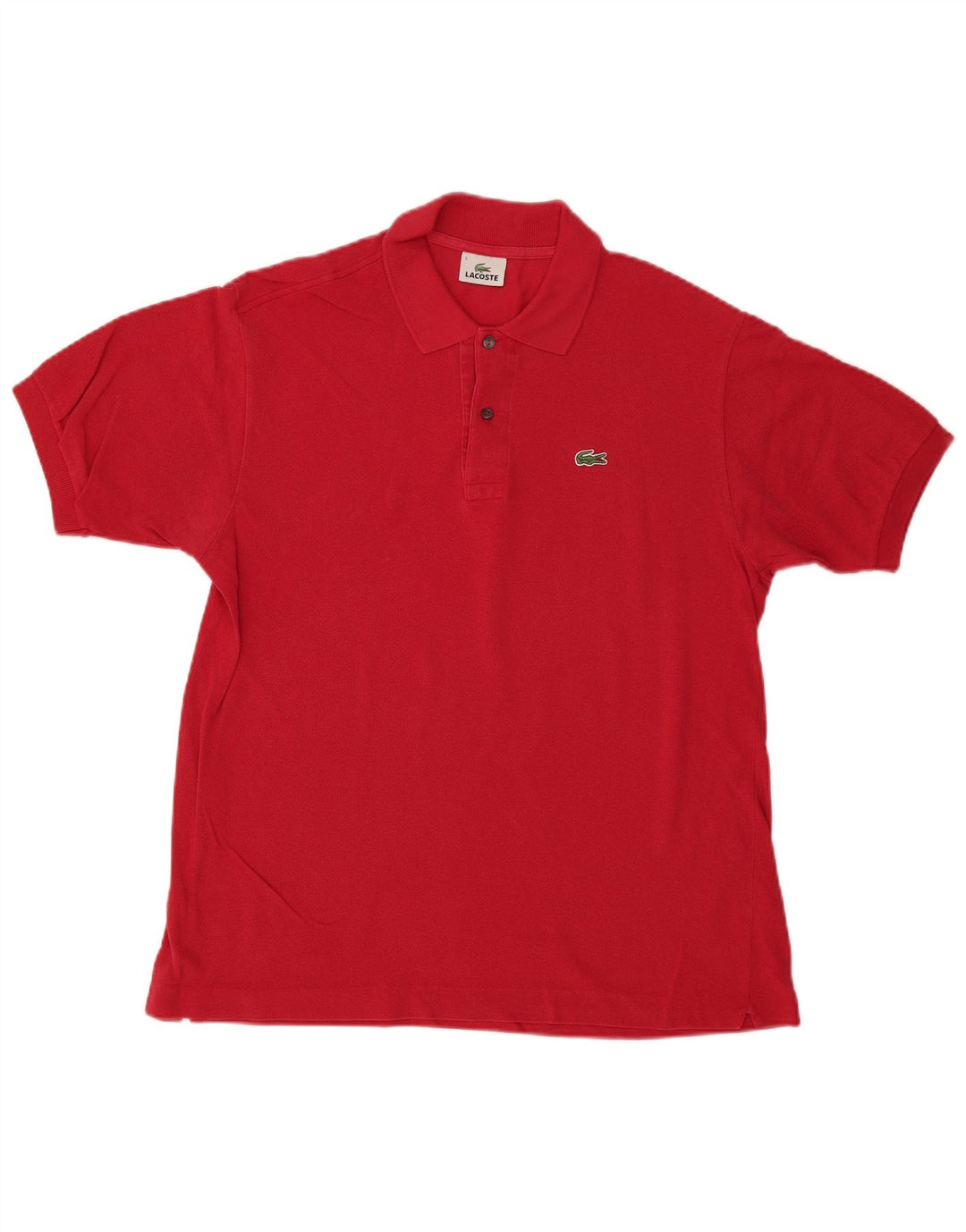 Tricou polo Lacoste pentru bărbați, mărimea 5, bumbac roșu mare