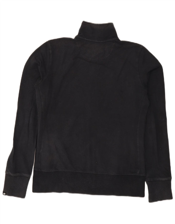 Jachetă de top pentru trening Nike pentru femei UK 14 Medium Black Colorblock Bumbac