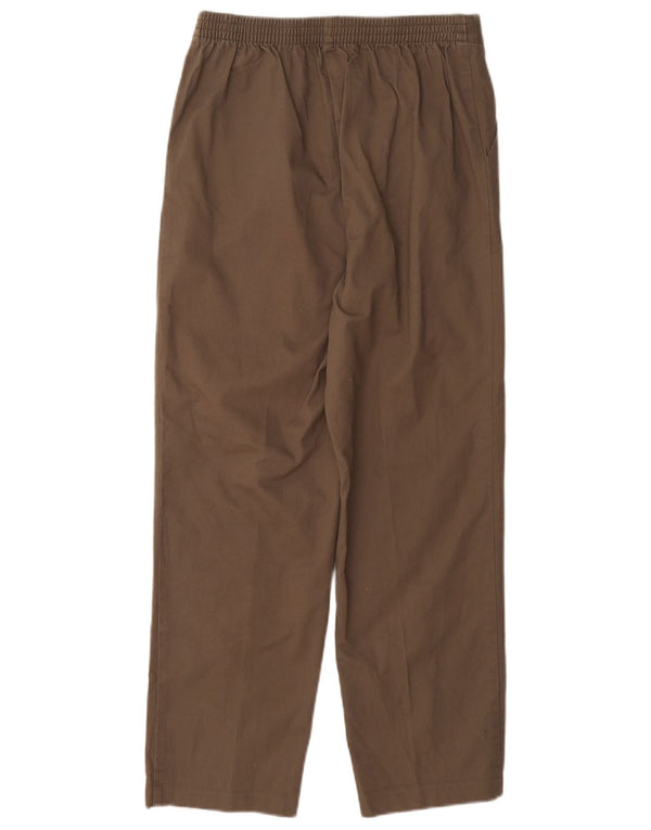 Pantaloni casual drepti pentru femei Marks & Spencer UK 8 Small W26 L26 Maro