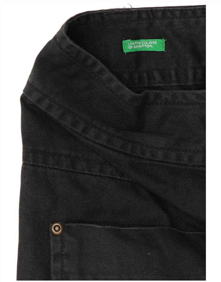 Fusta mini cargo pentru femei Benetton W28 Medium Bleumarin