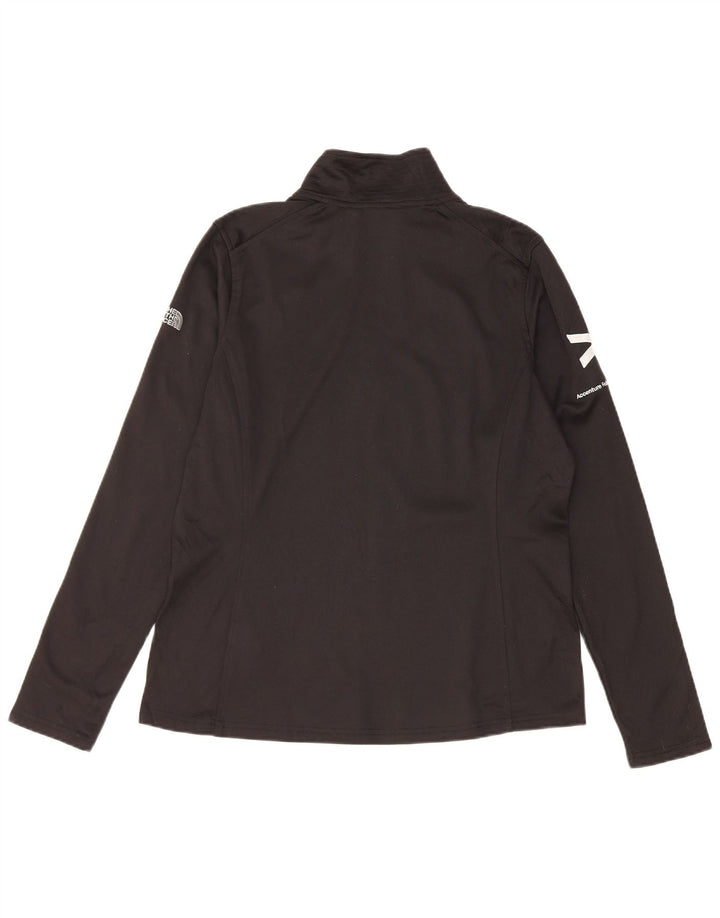 Top de trening cu pulover grafic The North Face pentru femei UK 16 Large Black