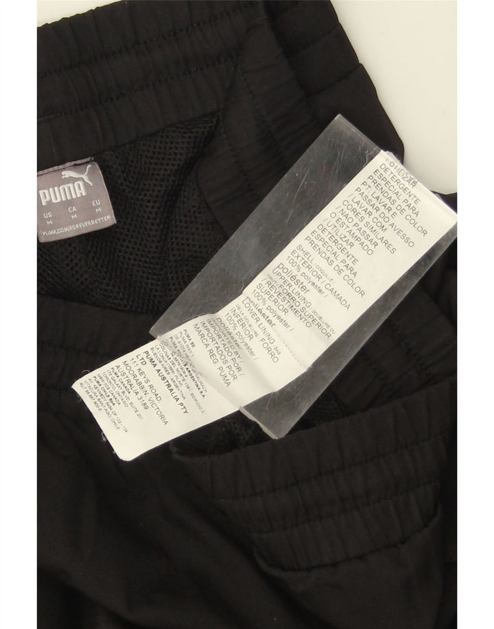 Pantaloni de trening PUMA pentru bărbați Joggeri poliester mediu negru