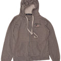 NORTH SAILS Pulover cu capota cu fermoar pentru femei UK 12 Bumbac gri mediu