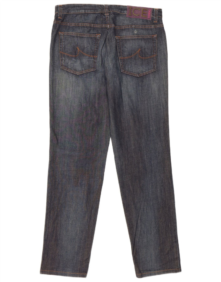 Blugi slim pentru femei Iceberg W32 L32 bumbac bleumarin
