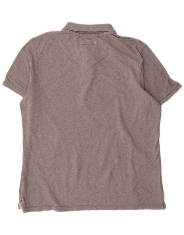 Tricou polo pentru bărbați Fat Face 2XL bumbac gri