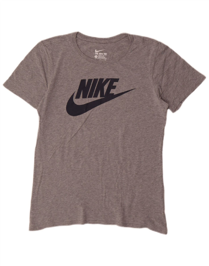 Tricou grafic Nike pentru bărbați Top mic, gri, bumbac