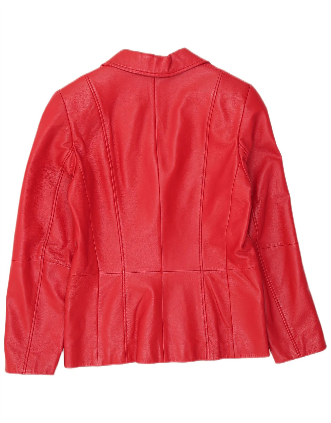 Geacă de piele pentru femei Gerry Weber UK 12, piele roșie medie
