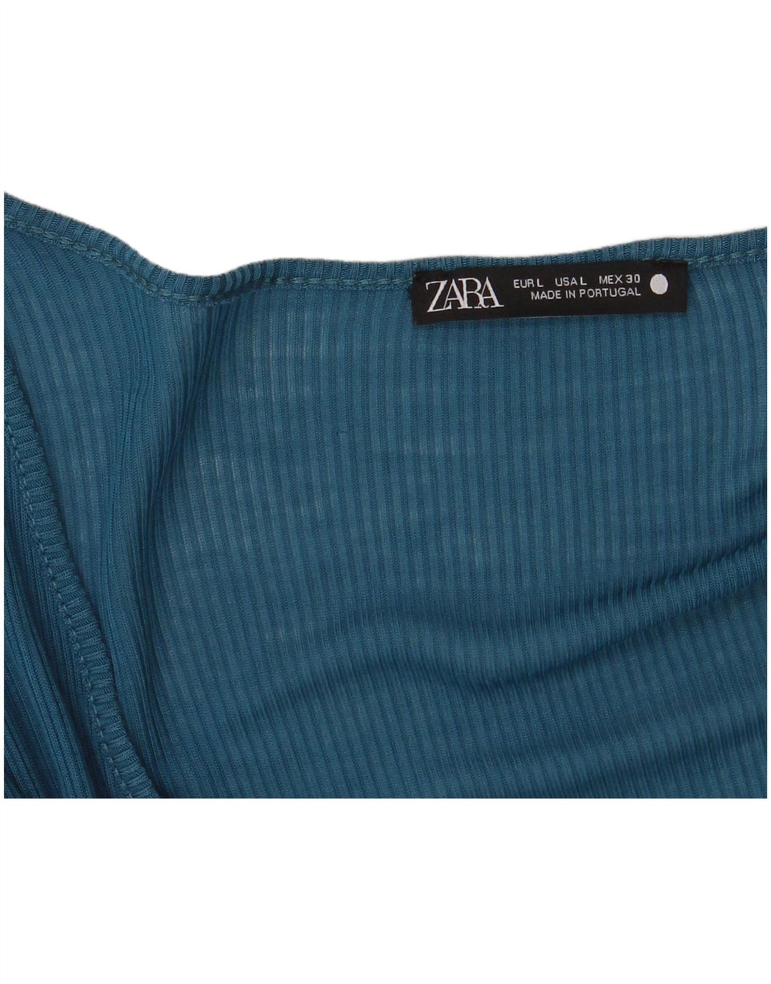 Top pentru femei Zara cu mânecă lungă UK 14 Large Blue