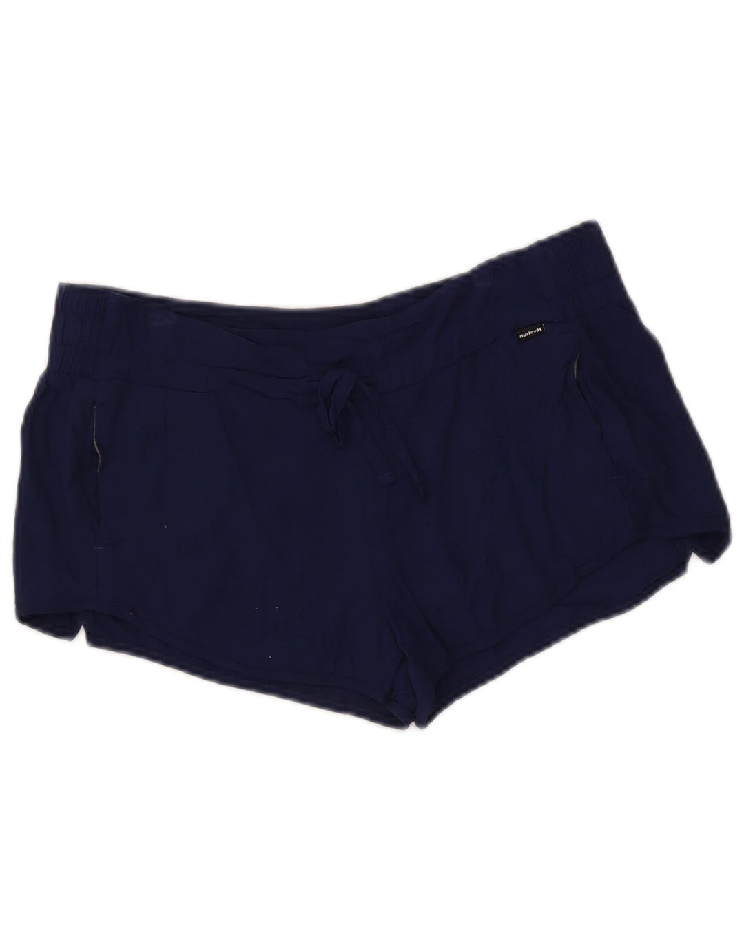 Pantaloni scurți sport Hurley pentru femei UK 14 Medium Bleumarin Rayon