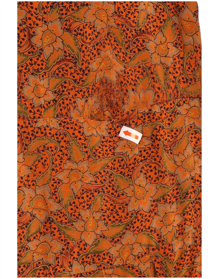 Gianfrediani Rochie Maxi Femei IT44 Medium Orange Floral
