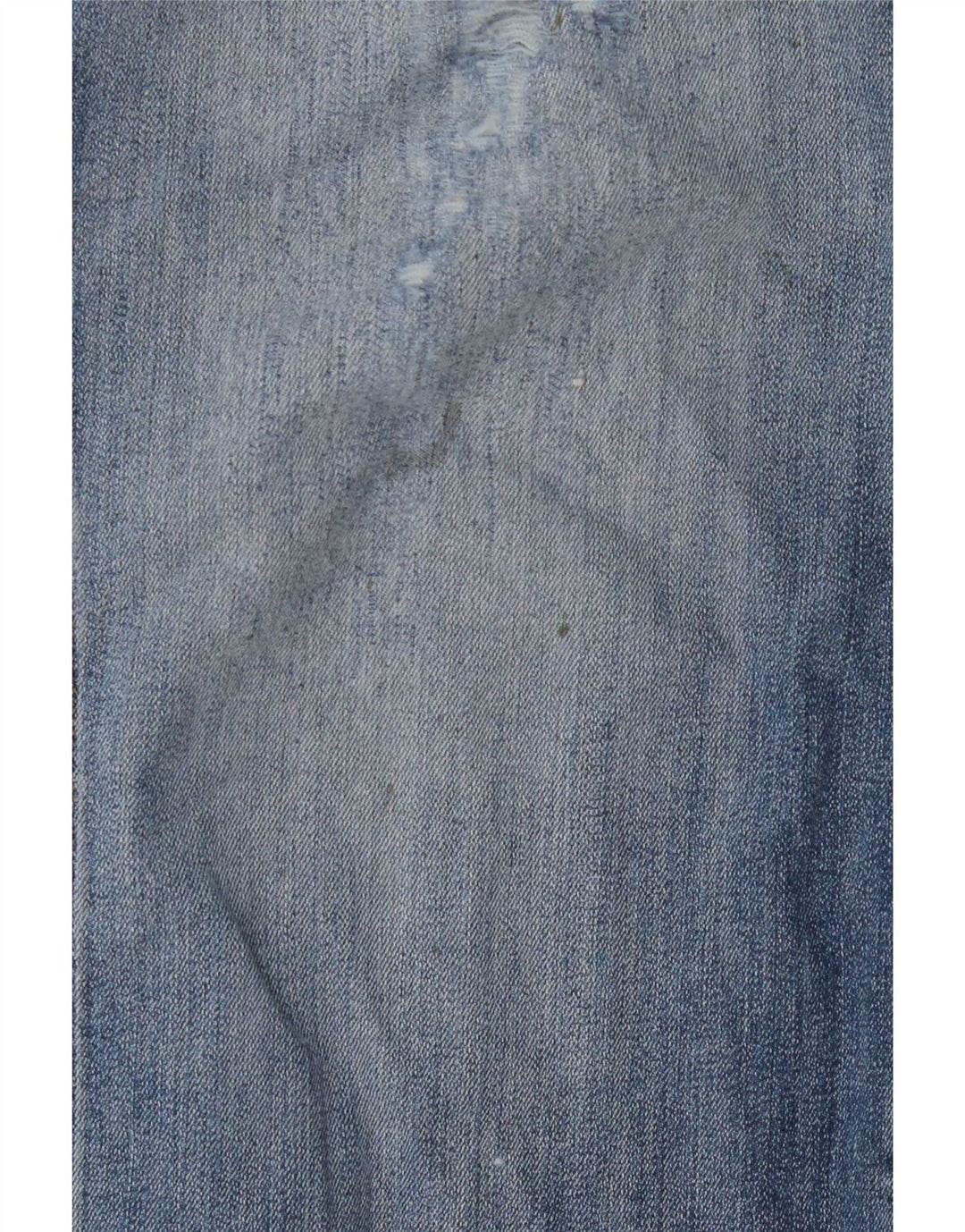 Blugi Distressed Straight Wrangler pentru bărbați W38 L27 Albastru