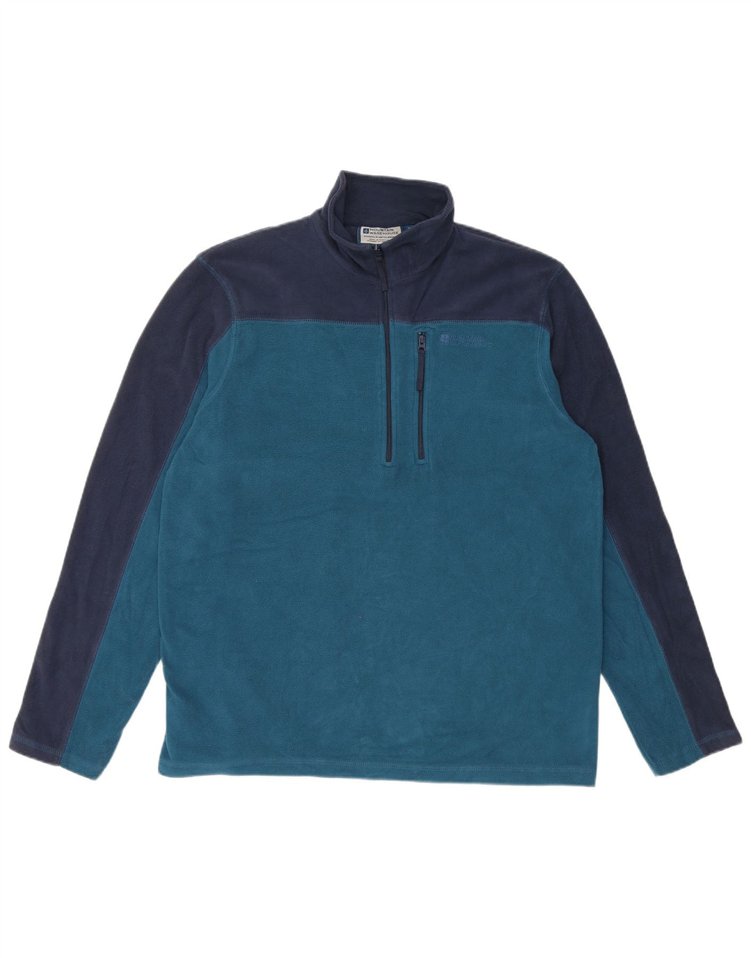 Pulover pentru bărbați MOUNTAIN WAREHOUSE, fleece, mediu, bleumarin, bloc de culoare
