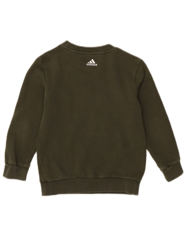 Trening complet pentru băieți Adidas 6-7 ani bumbac kaki
