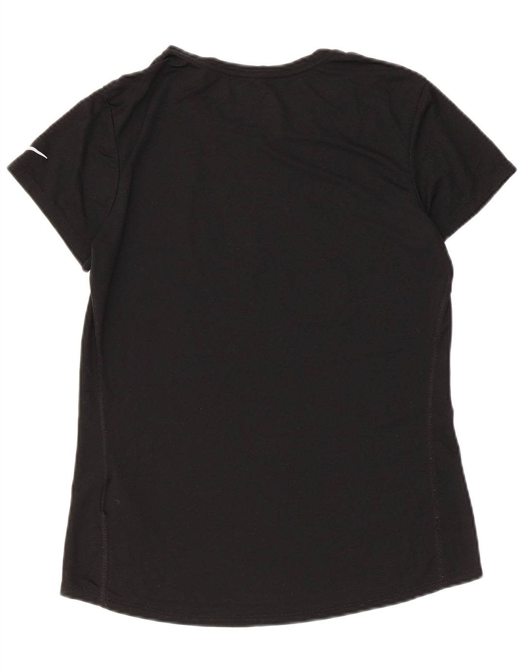 Tricou grafic Nike Dri Fit pentru femei Top UK 12 Poliester mediu negru