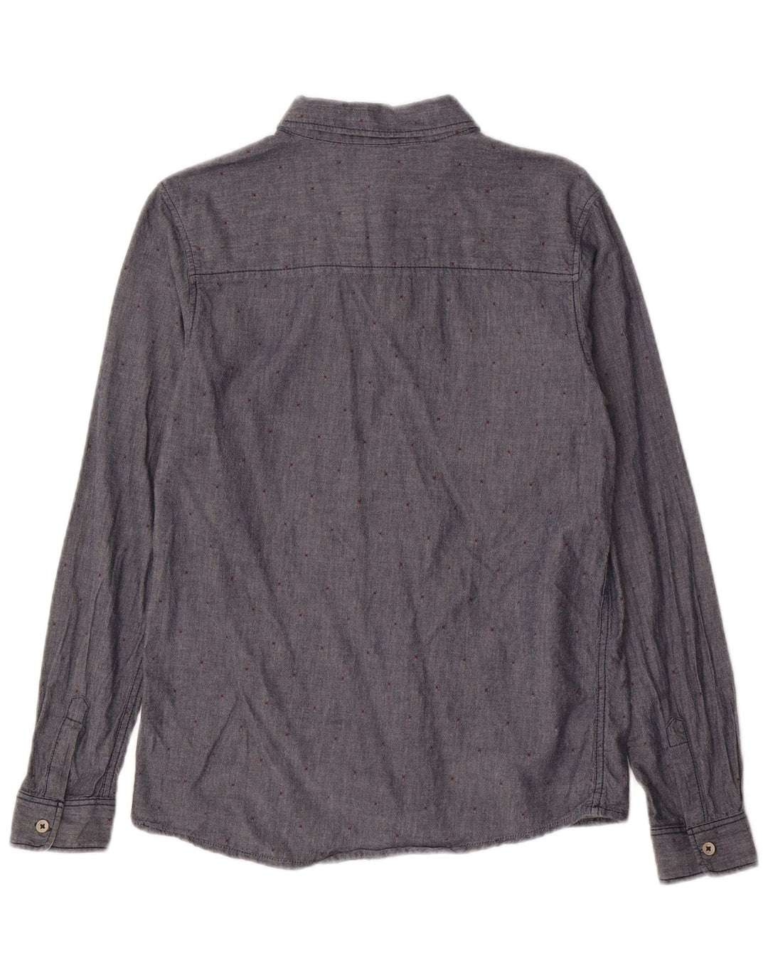 Cămașă BENETTON Băieți 13-14 Ani 3XL Bleumarin Bumbac Pete