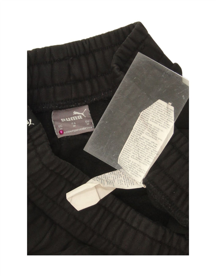 PUMA Mens Tracksuit Trousers Joggers Medium  Black Cotton Vintage Puma and Second-Hand Puma from Messina Hembry 