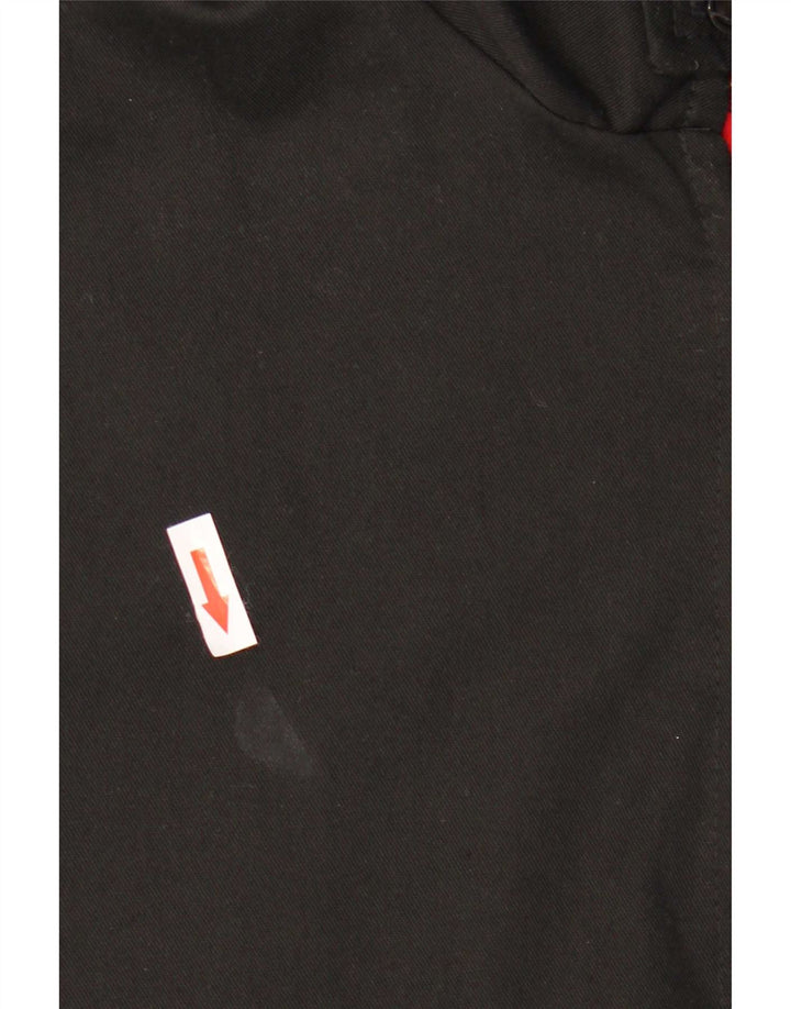 Bomber vintage pentru bărbați UK 40, mare, negru, poliester