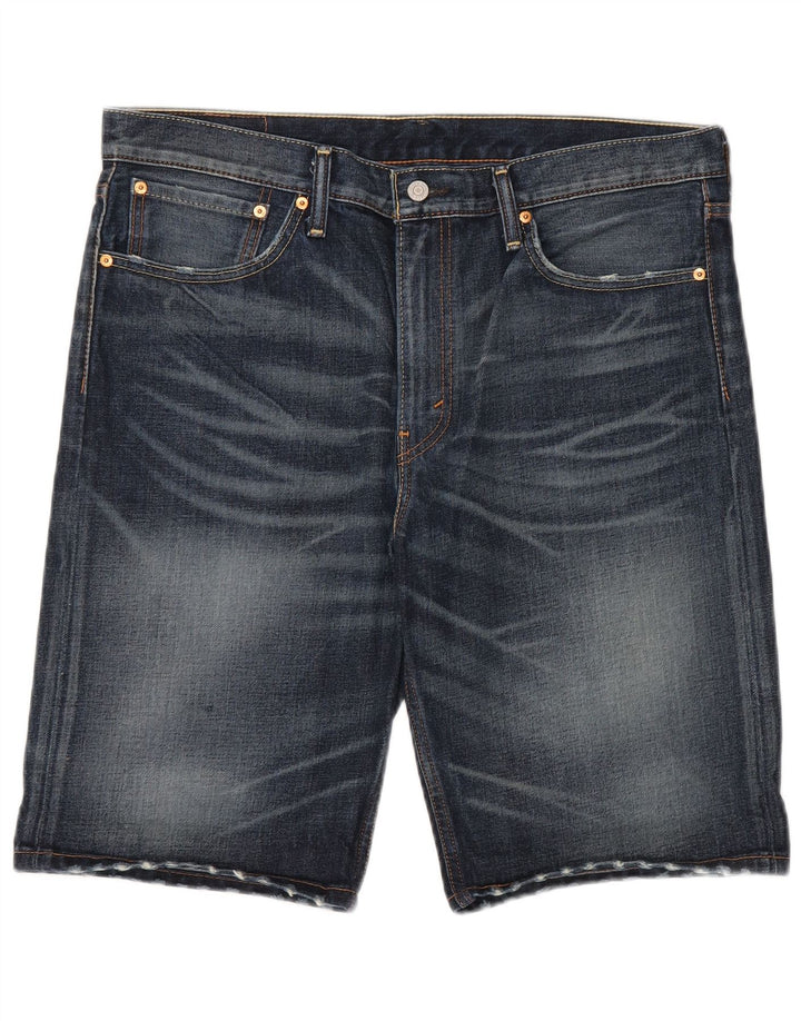 Pantaloni scurți din blugi pentru bărbați LEVI'S 508 W36, bumbac albastru mare