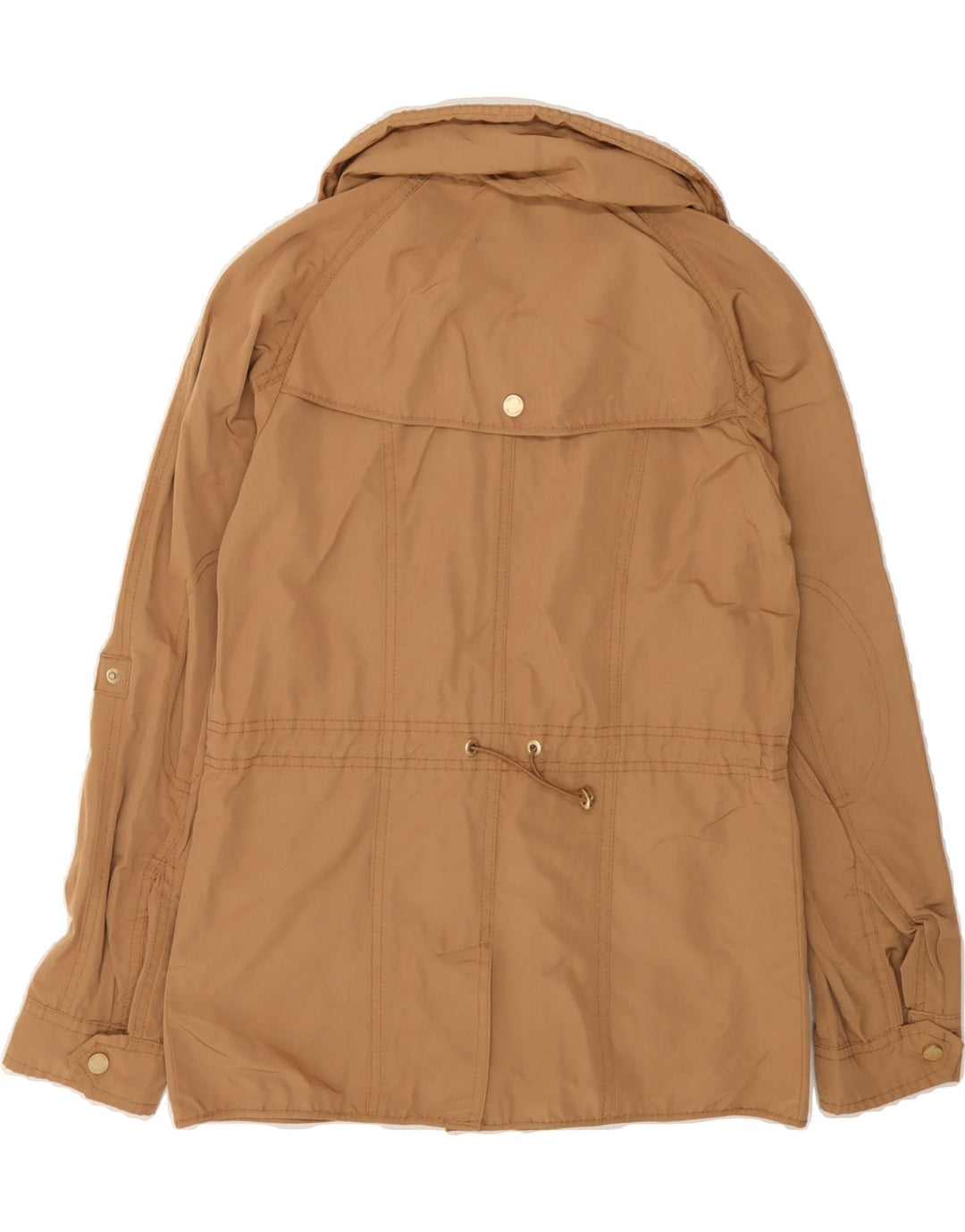 MASSIMO DUTTI Womens Hooded Utility Jacket UK 6 XS Brown Cotton Vintage Massimo Dutti and Second-Hand Massimo Dutti from Messina Hembry 