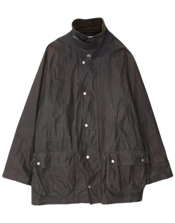 Jachetă bărbătească din bumbac cerat Sea Barrier UK 42 XL Negru