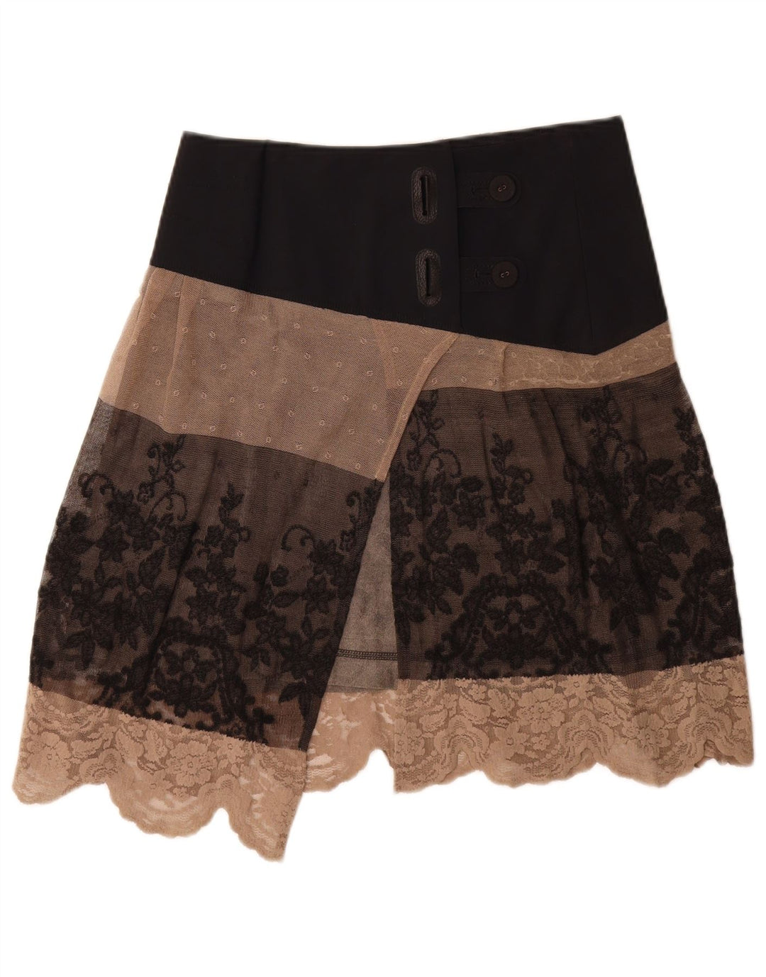 Sportalm Fusta Wrap pentru femei EU 36 Small W30 Maro Poliester Floral