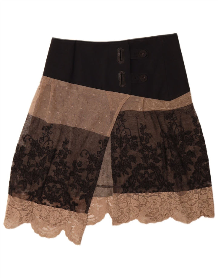 Sportalm Fusta Wrap pentru femei EU 36 Small W30 Maro Poliester Floral