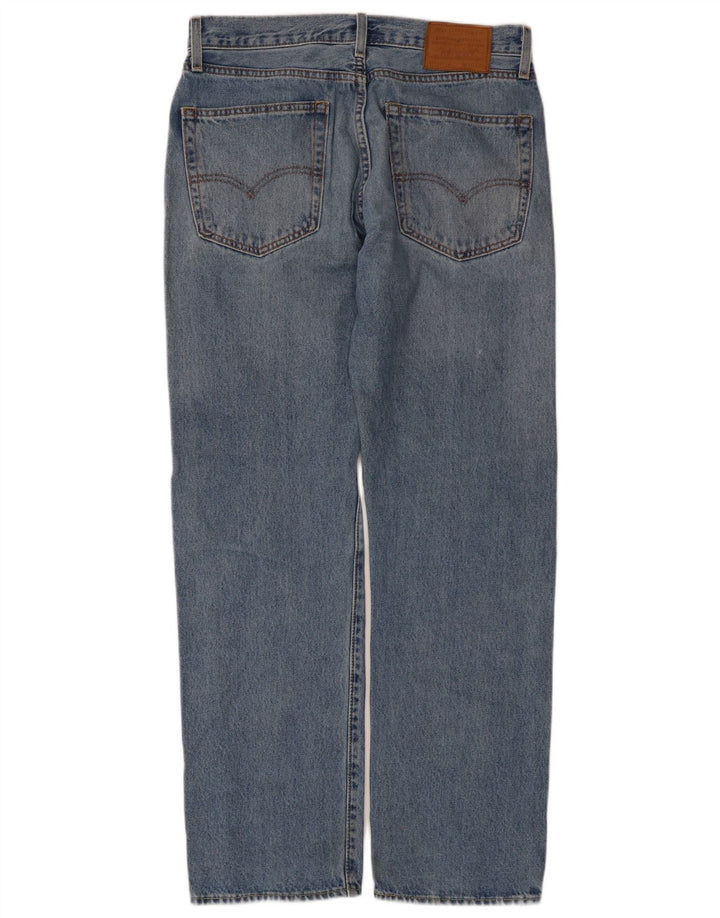 Blugi drepti pentru bărbați Levi's 551 W30 L32 Bumbac albastru
