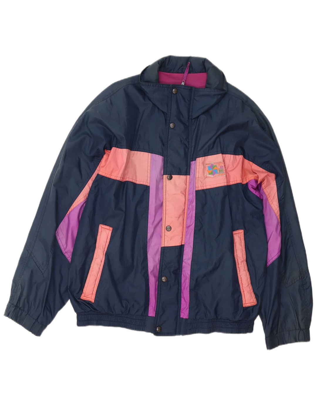 Jachetă Bomber Brugi pentru bărbați UK 38 Medium Bleumarin Poliester Colorblock