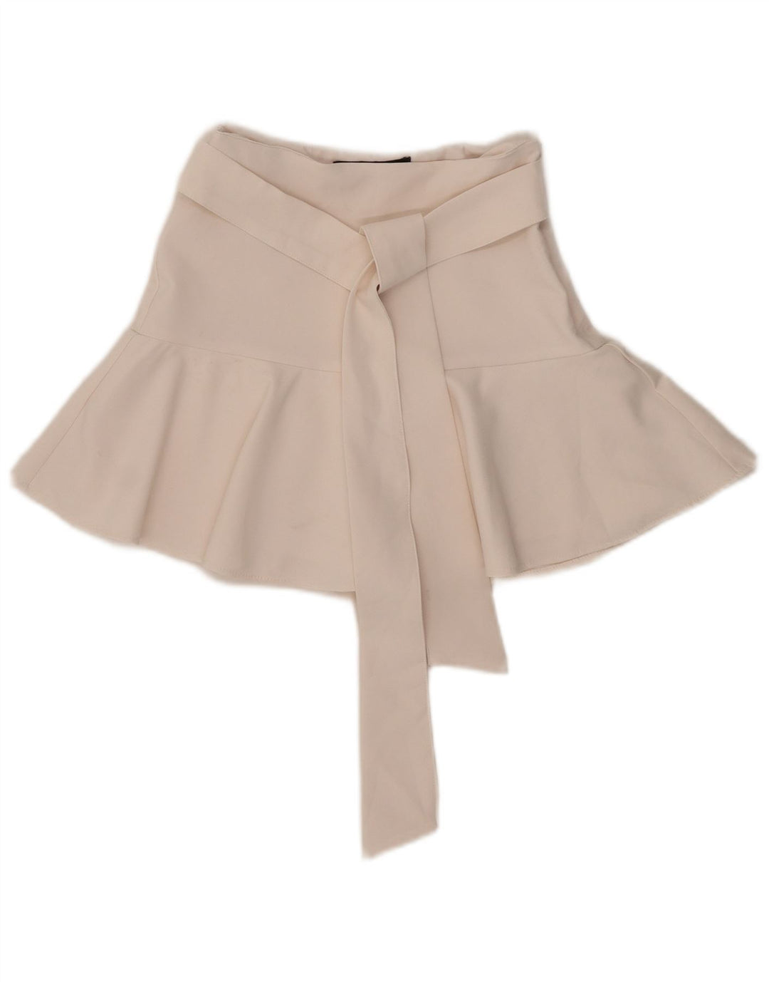 Fusta pentru femeie Zara XS W24 poliester alb