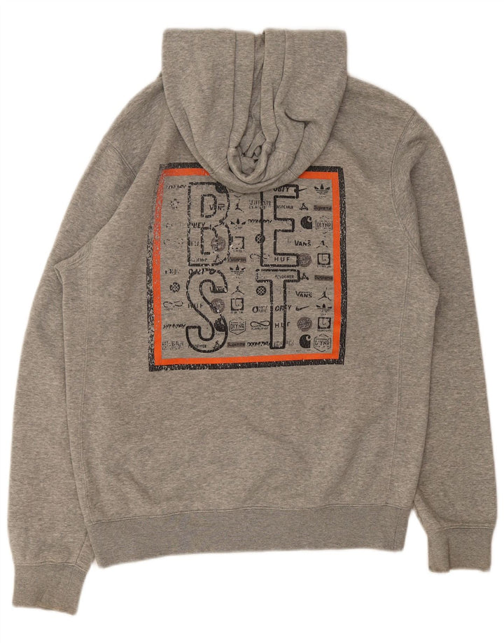 Pulover Nike pentru bărbați, cu capota, mare, gri, bumbac