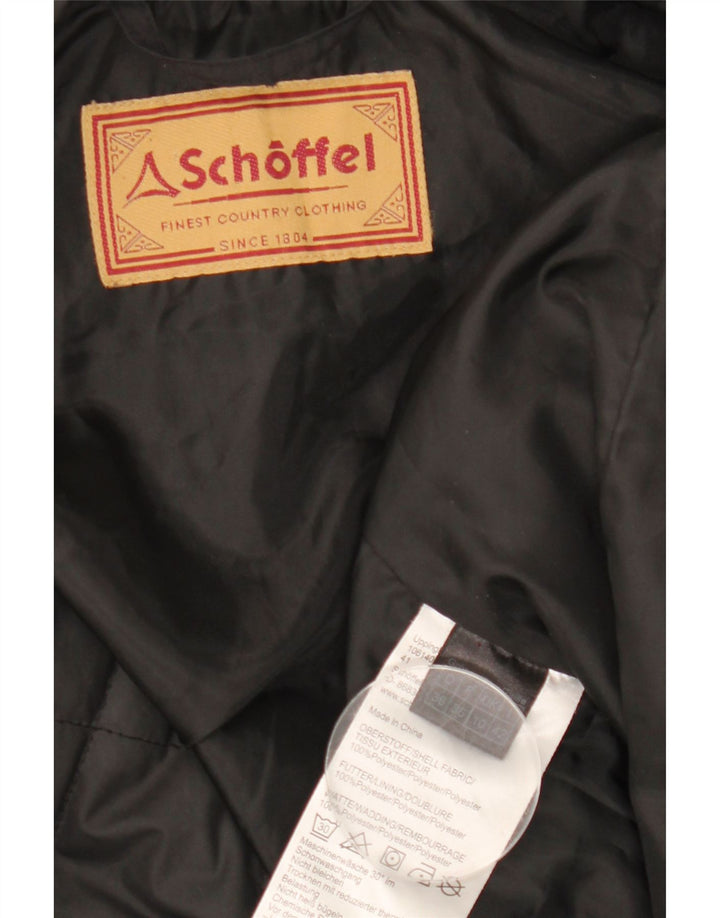 Jachetă matlasată supradimensionată pentru femei Schoffel UK 10 Poliester negru mic