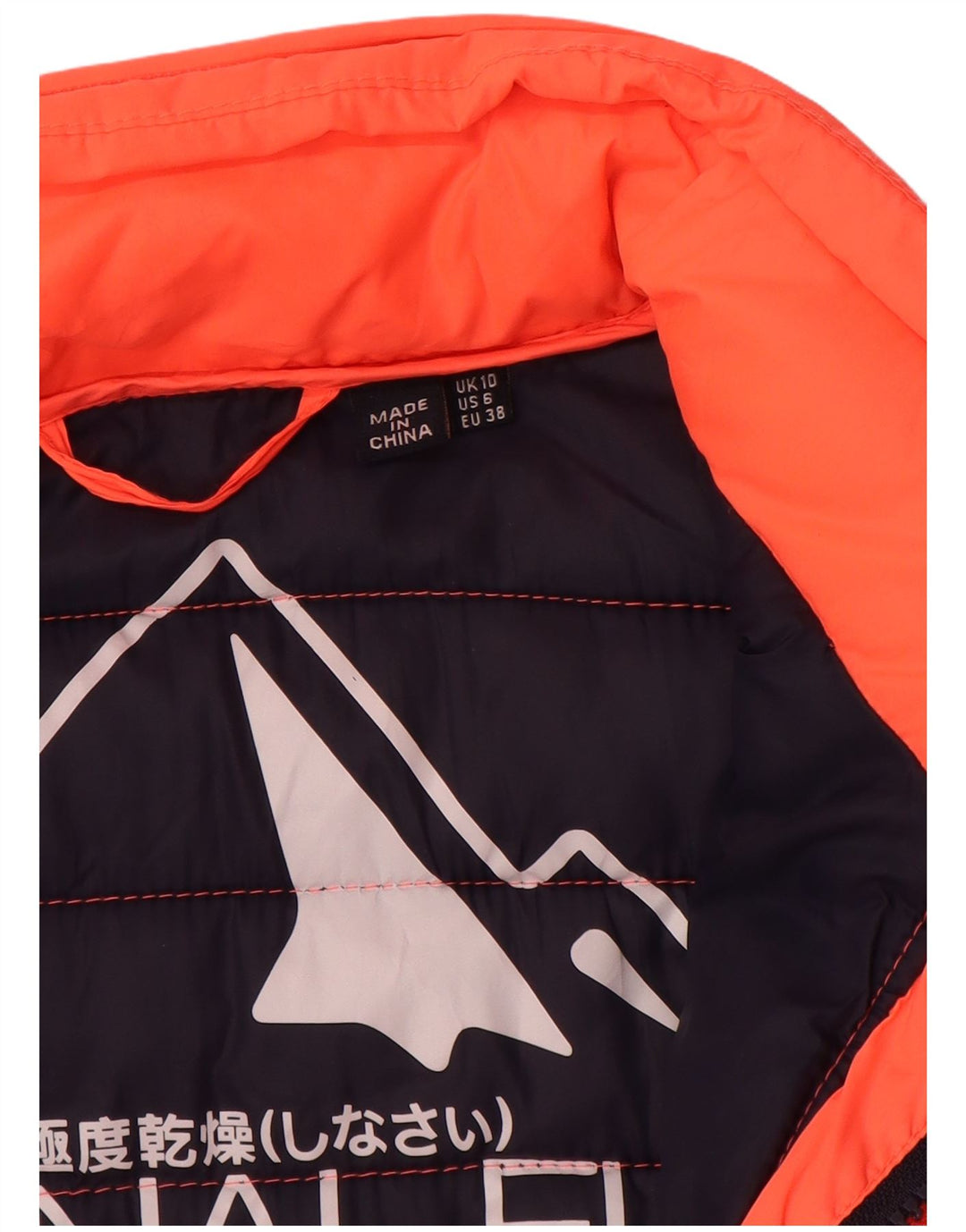 Jachetă căptușită pentru femei SUPERDRY UK 10 Poliester portocaliu mic