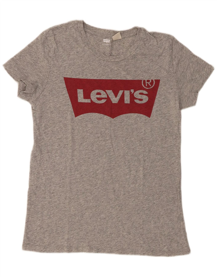 Tricou grafic Levi's pentru femei Top UK 10 Small Grey Flecked