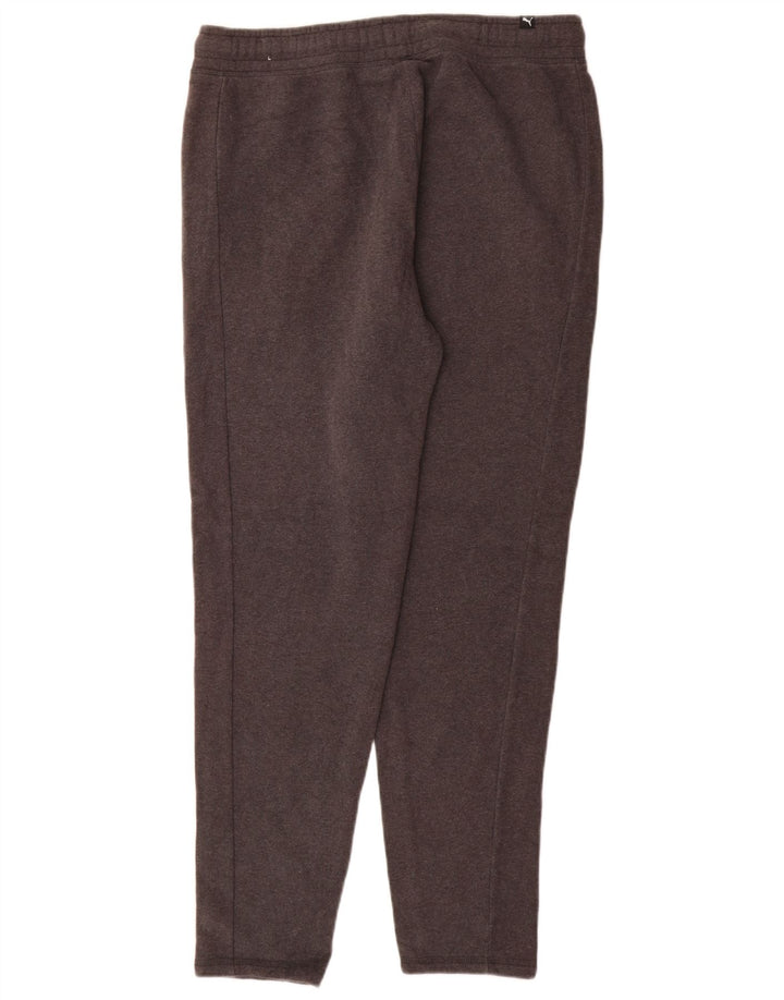 Pantaloni de trening PUMA pentru bărbați, bumbac gri mediu