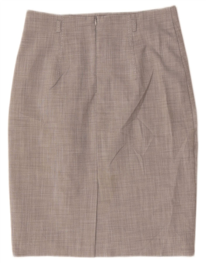 Fusta creion pentru femei Marks & Spencer UK 10 Small W30 Poliester gri