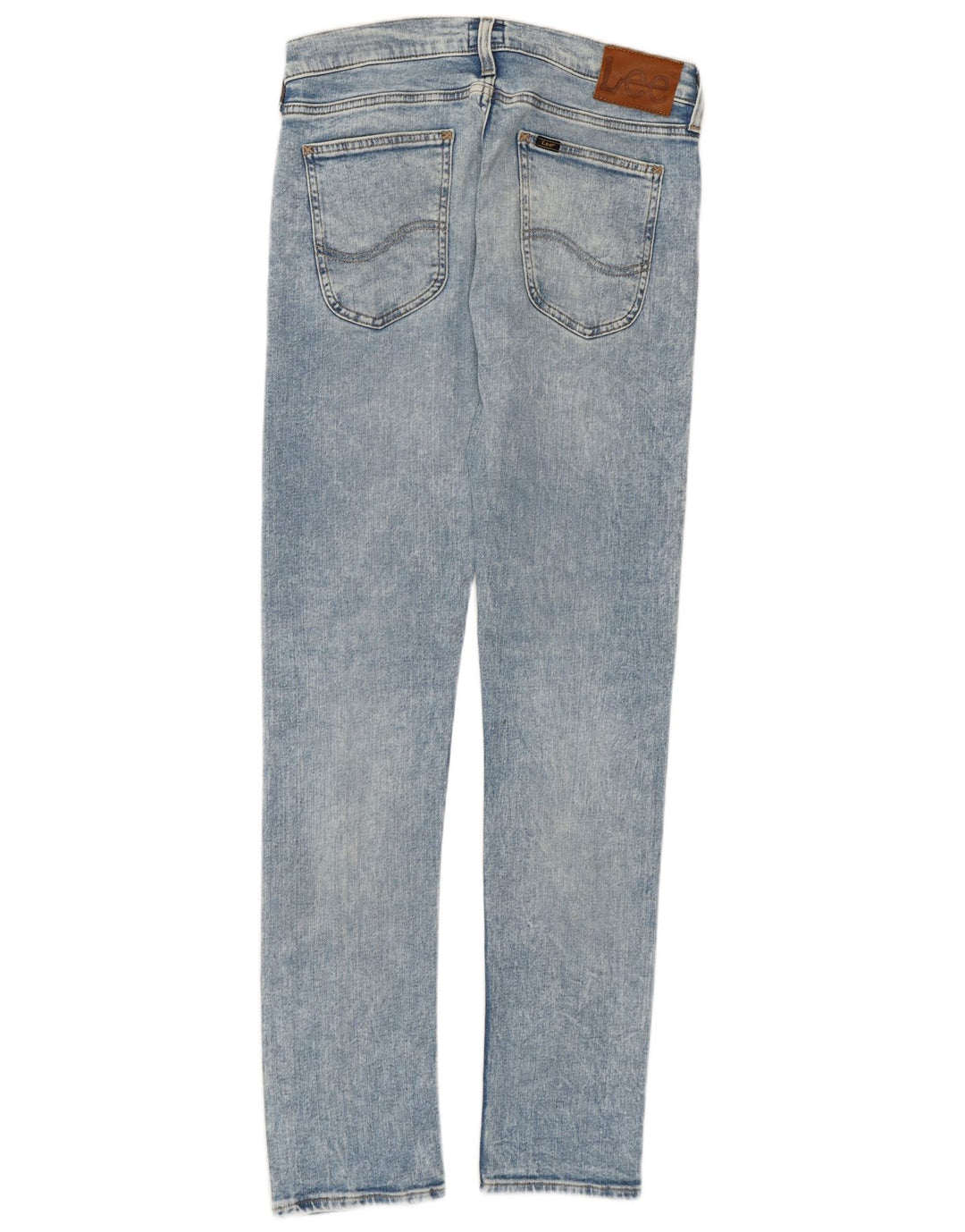 Blugi conici pentru bărbați Lee Luke Slim Fit L30 L32 Bumbac albastru