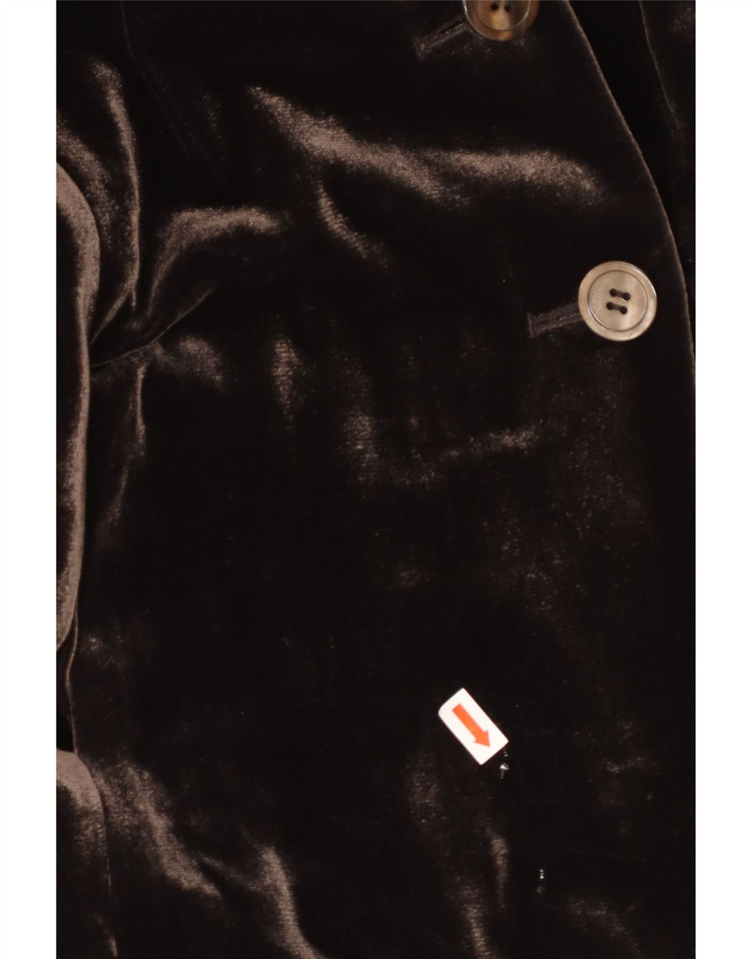 Jachetă APRIORI pentru femei cu 3 nasturi, UK 14, mătase mare, maro