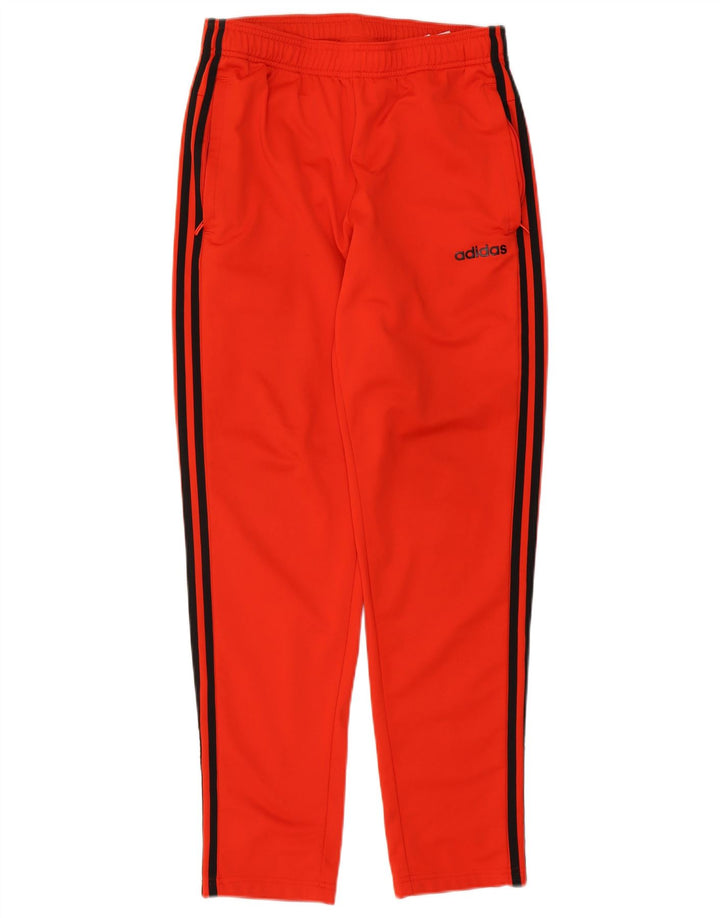 Pantaloni de trening pentru bărbați Adidas, poliester roșu mediu